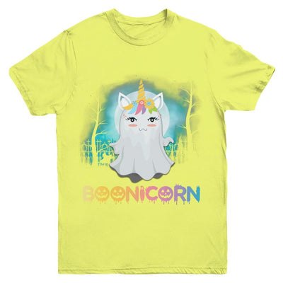 Boonicorn Ghost Unicorn Halloween Girls Youth-Youth Shirt-Youth T-Shirt-Daisy