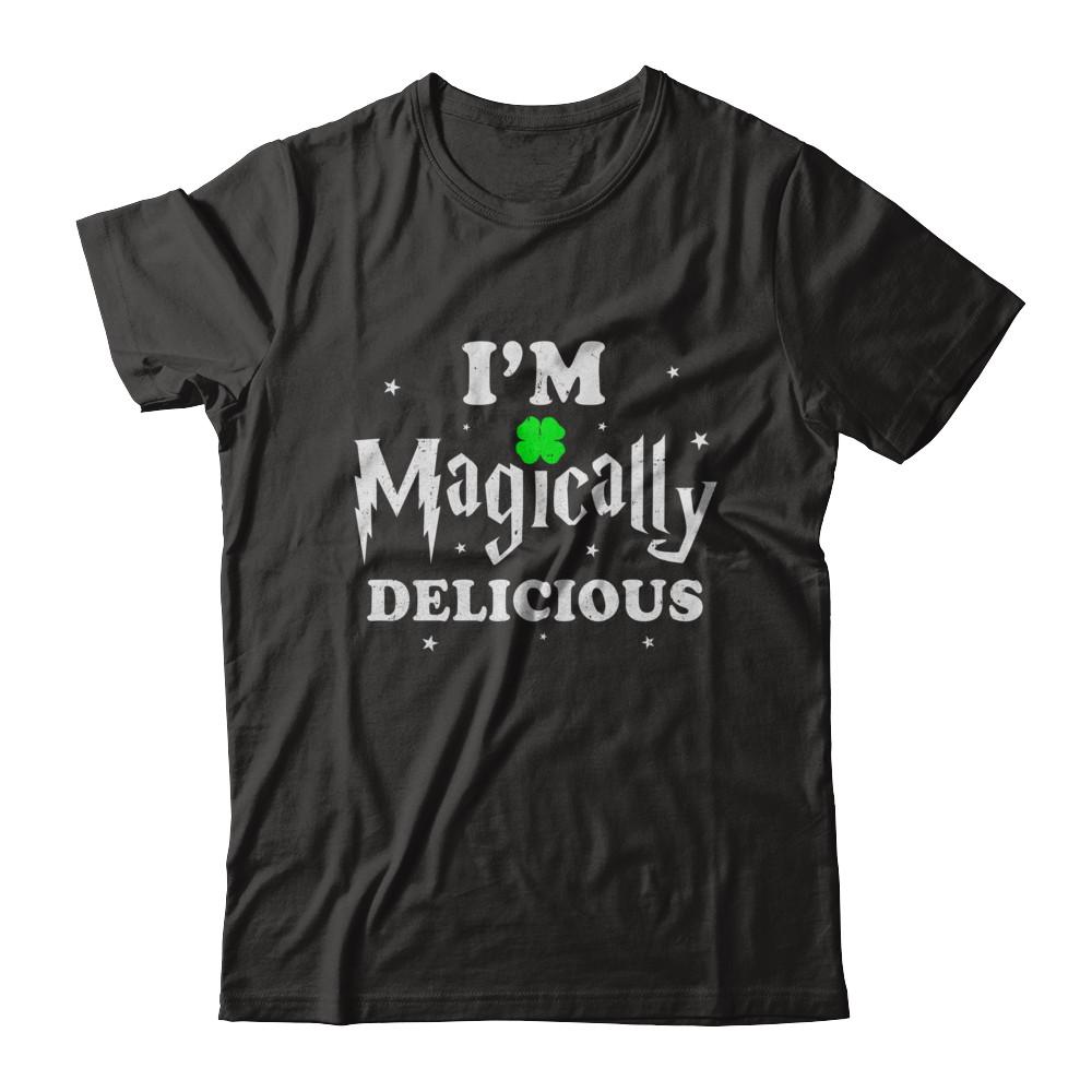 I'm Magically Delicious Funny St Patricks Day-T-Shirt & Hoodie-Premium T-Shirt-Black
