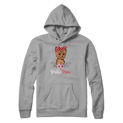 Yorkie Mom Gift For Women Dog Lover-T-Shirt & Hoodie-Pullover Hoodie-Light Steel