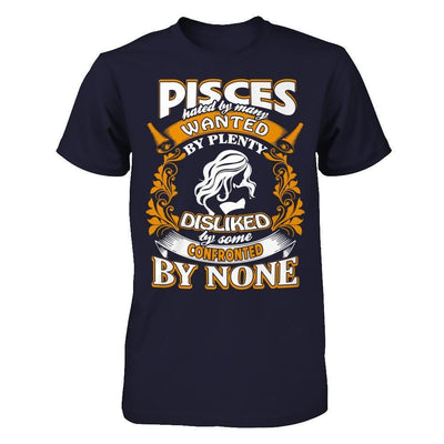 Pisces Hated By Many Wanted By Plenty-T-Shirt & Hoodie-Premium T-Shirt-Midnight Navy