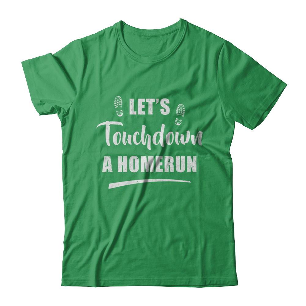Let's Touchdown Homerun-T-Shirt & Hoodie-Premium T-Shirt-Kelly Green