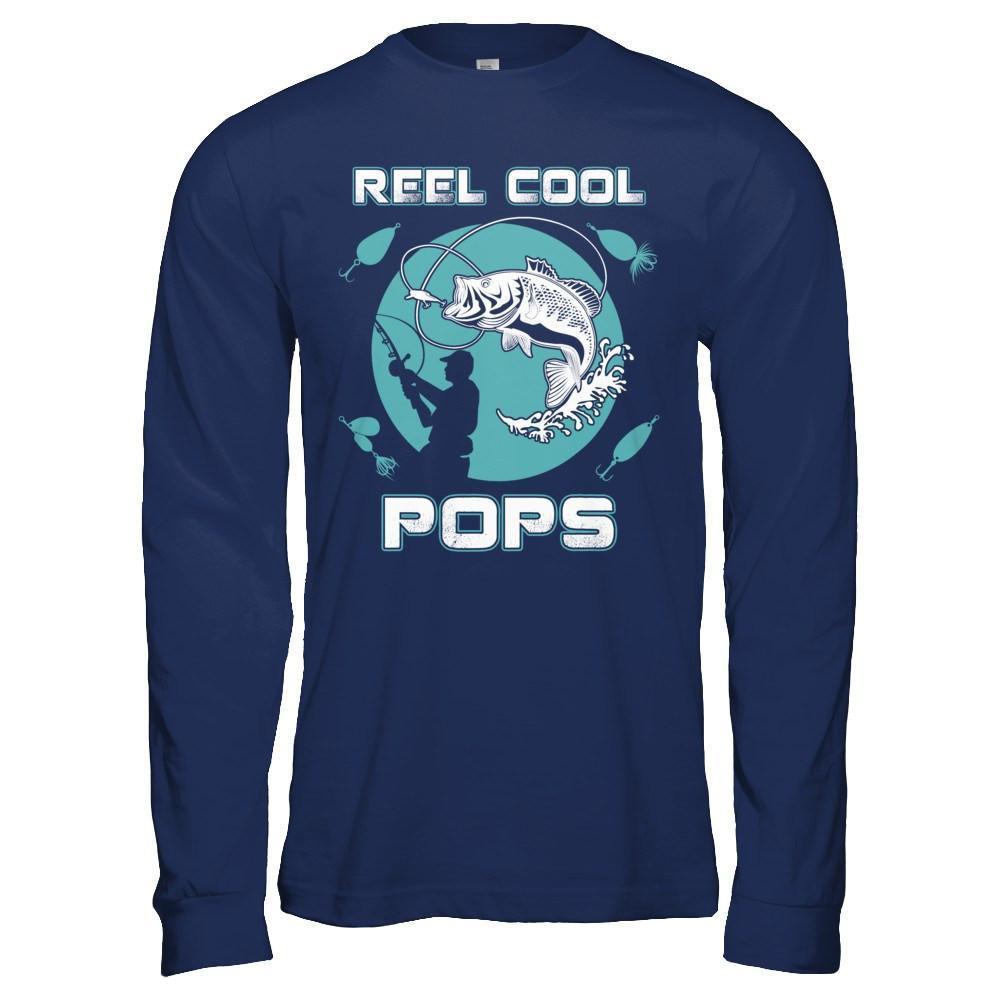 Reel Cool Pops-T-Shirt & Hoodie-Long Sleeve T-Shirt-Navy