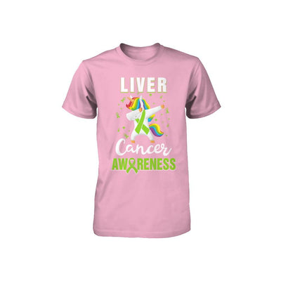 Inspirational Liver Cancer Awareness Unicorn Support Youth-Youth Shirt-Toddler T-Shirt-Pink