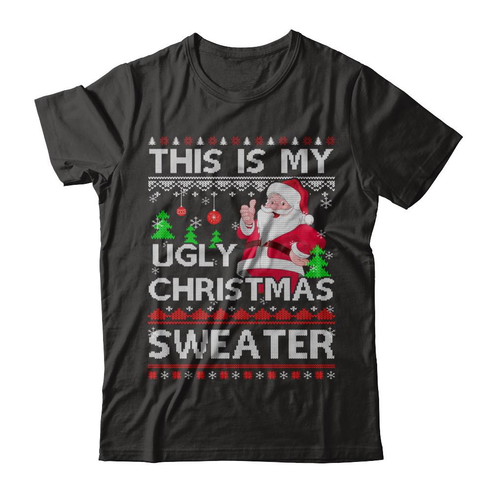This Is My Ugly Christmas Sweater-T-Shirt & Sweatshirt-Premium T-Shirt-Black