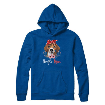 Beagle Mom Gift For Women Dog Lover-T-Shirt & Hoodie-Pullover Hoodie-Deep Royal