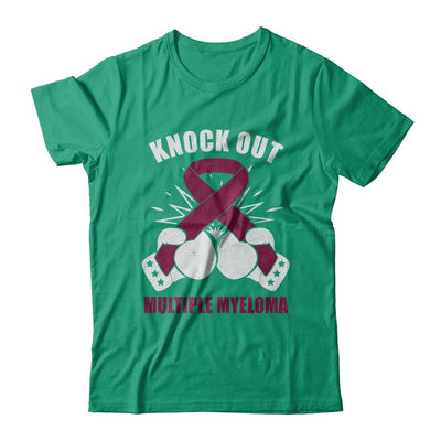 Boxing knock out Multiple Myeloma Awareness Support-T-Shirt & Hoodie-Classic T-Shirt-Kelly Green