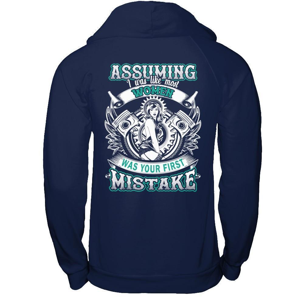 Assuming I Was Like Most Women Was Your First Mistake-T-Shirt & Hoodie-Pullover Hoodie-Navy