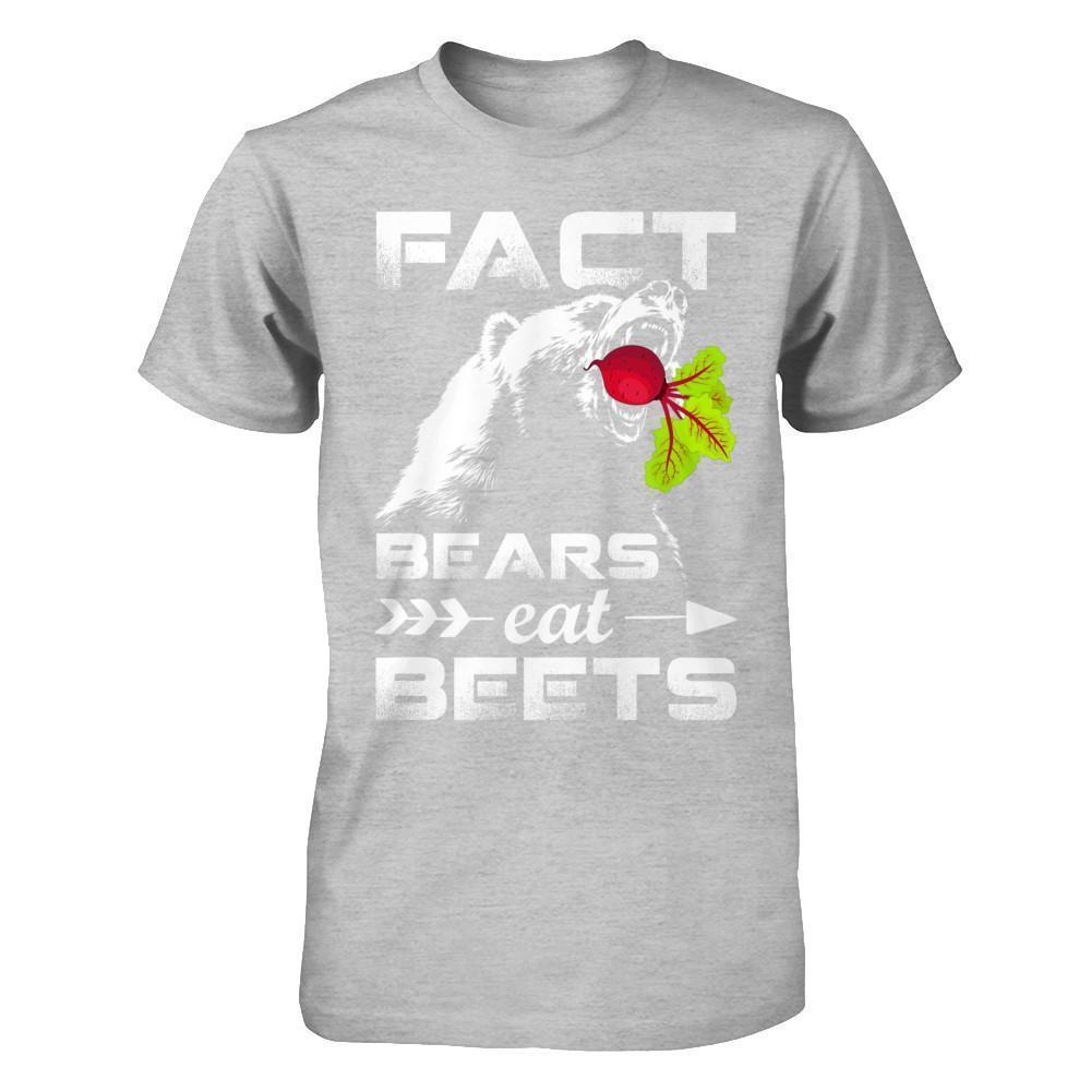 Fact Bears Eat Beets-T-Shirt & Hoodie-Premium T-Shirt-Heather Gray