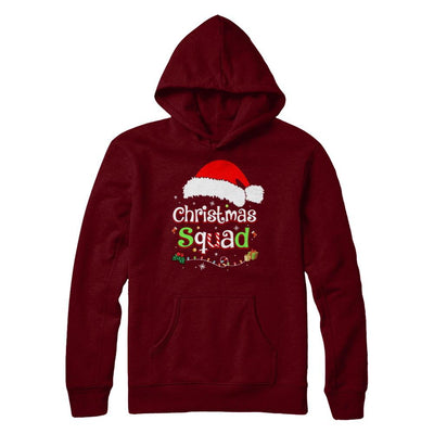 Santa Family Matching Pajamas Christmas Squad-T-Shirt & Sweatshirt-Pullover Hoodie-Maroon