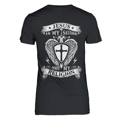 Knight Templar Jesus Is My Savior Not My Religion-T-Shirt & Hoodie-Women's T-Shirt-Black
