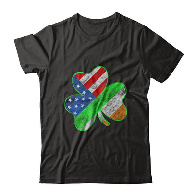 Vintage AMERICAN FLAG Ireland St Patricks Day-T-Shirt & Hoodie-Premium T-Shirt-Black