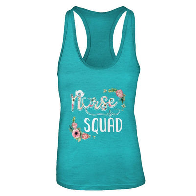 Nursing Student Squad Nurse Gifts-T-Shirt & Tank Top-Women's Ideal Racerback Tank-Tahiti Blue