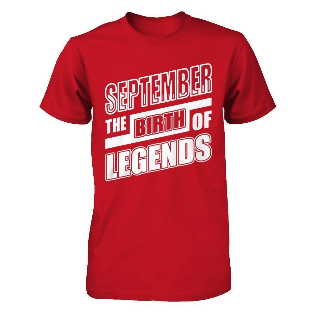 September The Birth Of Legends-T-Shirt & Hoodie-Classic T-Shirt-Red