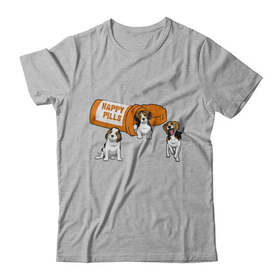 Beagles Happy Pills-T-Shirt & Hoodie-Premium T-Shirt-Heather Gray