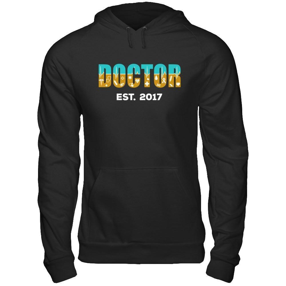 Medical School Graduation Doctor 2017-T-Shirt & Hoodie-Pullover Hoodie-Black