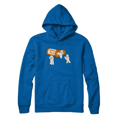 Poodles Happy Pills-T-Shirt & Hoodie-Pullover Hoodie-Royal