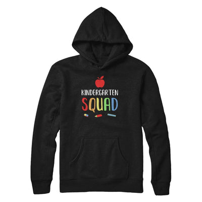 Kindergarten Squad Back To School Teacher Gift-T-Shirt & Hoodie-Pullover Hoodie-Black
