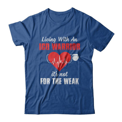 Living With An Implantable Cardioverter Defibrillator-T-Shirt & Hoodie-Classic T-Shirt-Royal