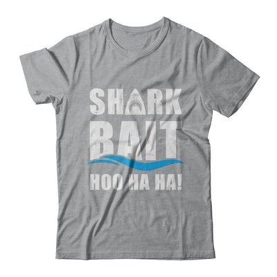 Funny Shark Bait Hoo Ha Ha Shark-T-Shirt & Hoodie-Classic T-Shirt-Sport Grey