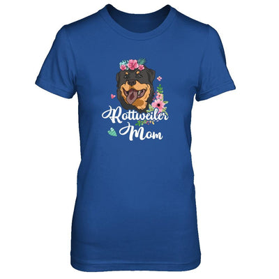 Rottweiler Mom Funny Dog Mom Gift Idea-T-Shirt & Tank Top-Women's T-Shirt-Royal