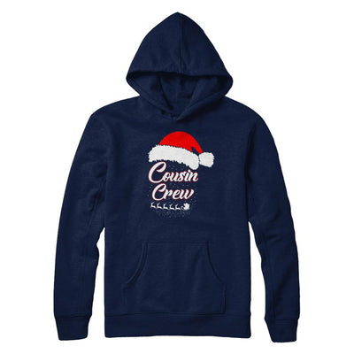 Cousin Crew Matching Family Funny Christmas-T-Shirt & Hoodie-Pullover Hoodie-Navy