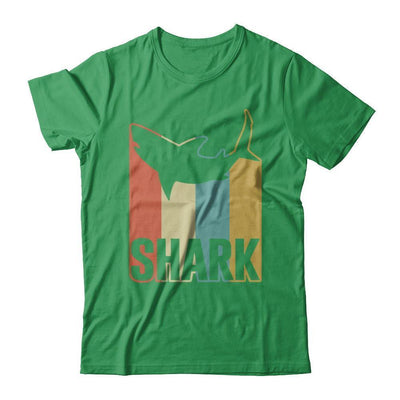 Classic Vintage Retro Style Shark-T-Shirt & Hoodie-Premium T-Shirt-Kelly Green
