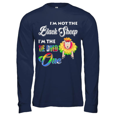 I'm Not The Black Sheep I'm The Tie Dyed One-T-Shirt & Hoodie-Long Sleeve T-Shirt-Navy