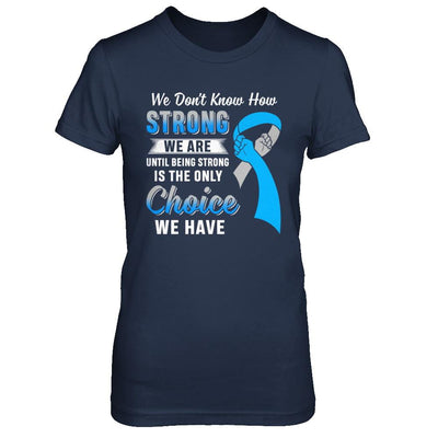 Being Strong Choice Diabetes Type 1 Awareness-T-Shirt & Hoodie-Women's T-Shirt-Navy