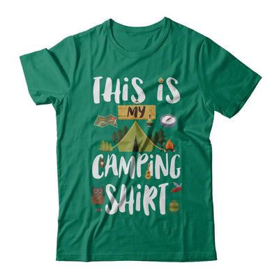 Funny This Is My Camping-T-Shirt & Hoodie-Classic T-Shirt-Kelly Green