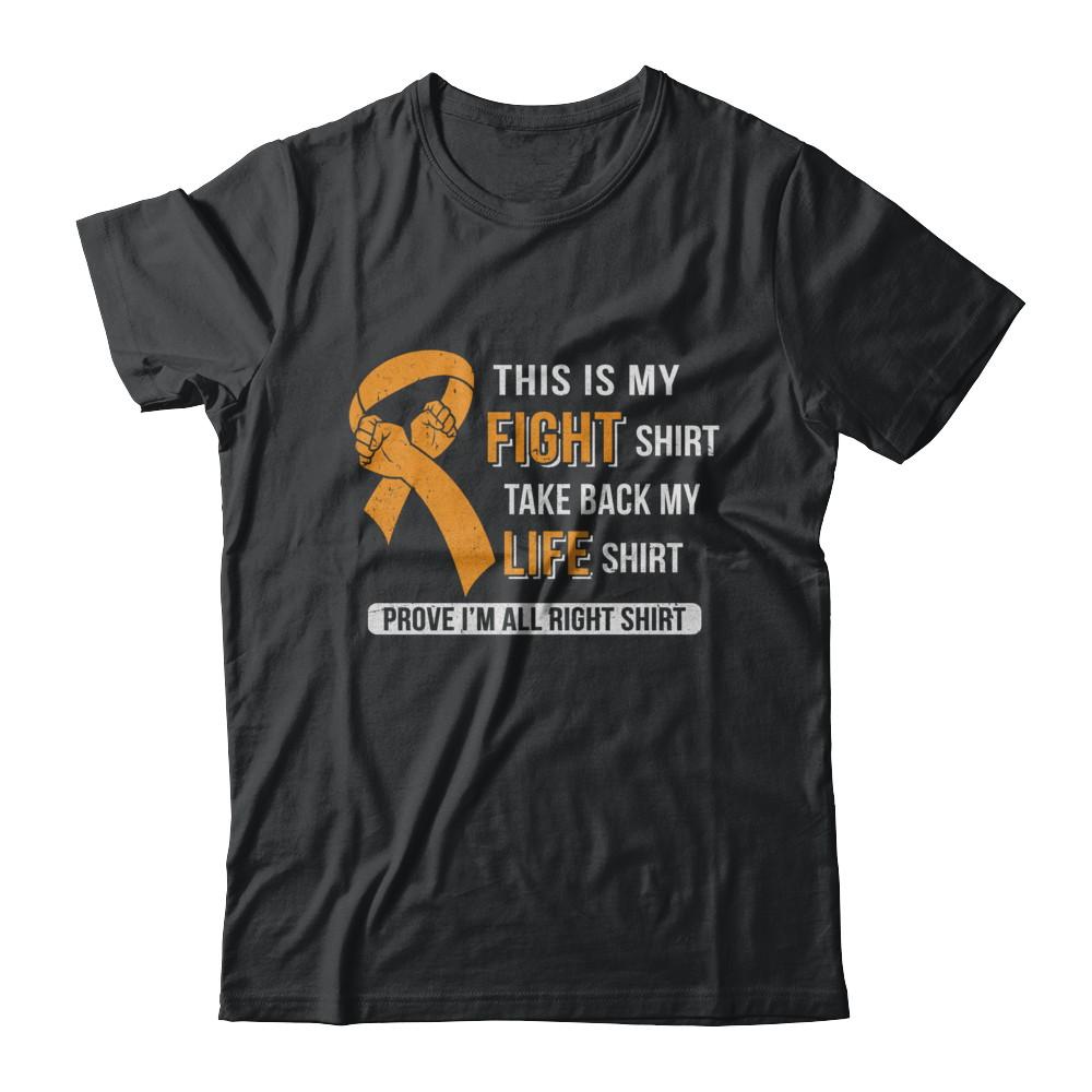 This Is My Fight Multiple Sclerosis Awareness-T-Shirt & Hoodie-Classic T-Shirt-Black