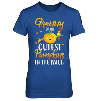 Halloween Granny Of Cutest Pumpkins In The Patch-T-Shirt & Hoodie-Women's T-Shirt-Royal