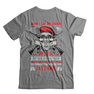 Now I Lay Me Down To Sleep Beside My Bed A Gun I Keep-T-Shirt & Hoodie-Classic T-Shirt-Sport Grey