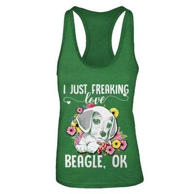 Dog I Just Freaking Love Beagle-T-Shirt & Tank Top-