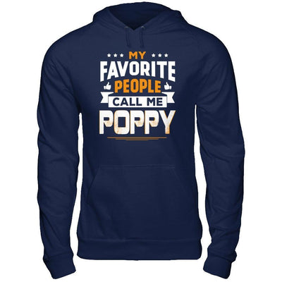 My Favorite People Call Me Poppy-T-Shirt & Hoodie-Pullover Hoodie-Navy