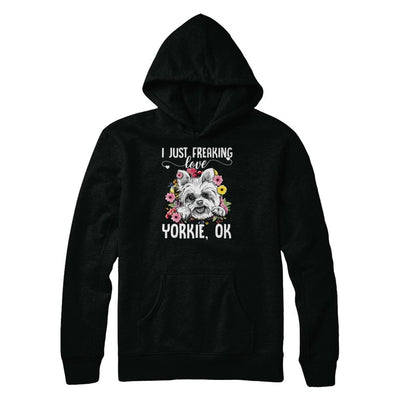 Dog I Just Freaking Love Yorkie-T-Shirt & Tank Top-