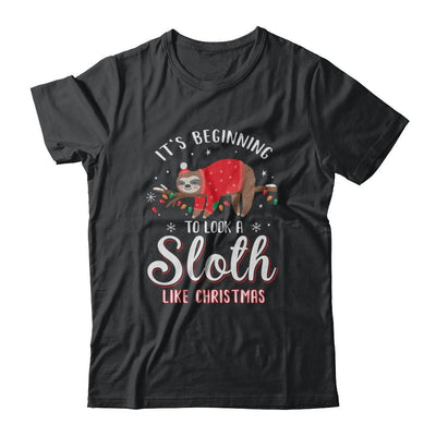 It's Beginning To Look A Sloth Like Christmas Gifts-T-Shirt & Sweatshirt-Classic T-Shirt-Black