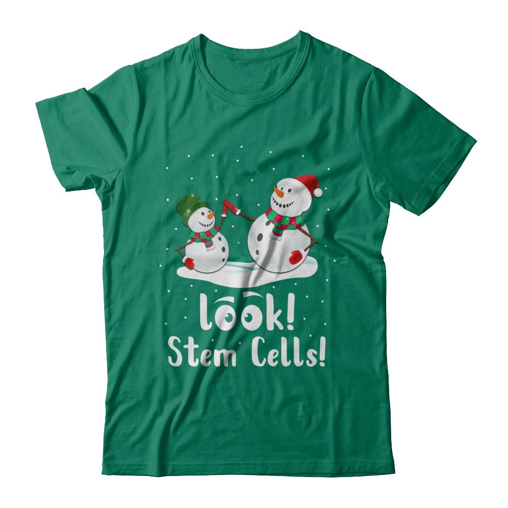 Look Stem Cells Funny Science Xmas Christmas Gifts-T-Shirt & Sweatshirt-Classic T-Shirt-Kelly Green