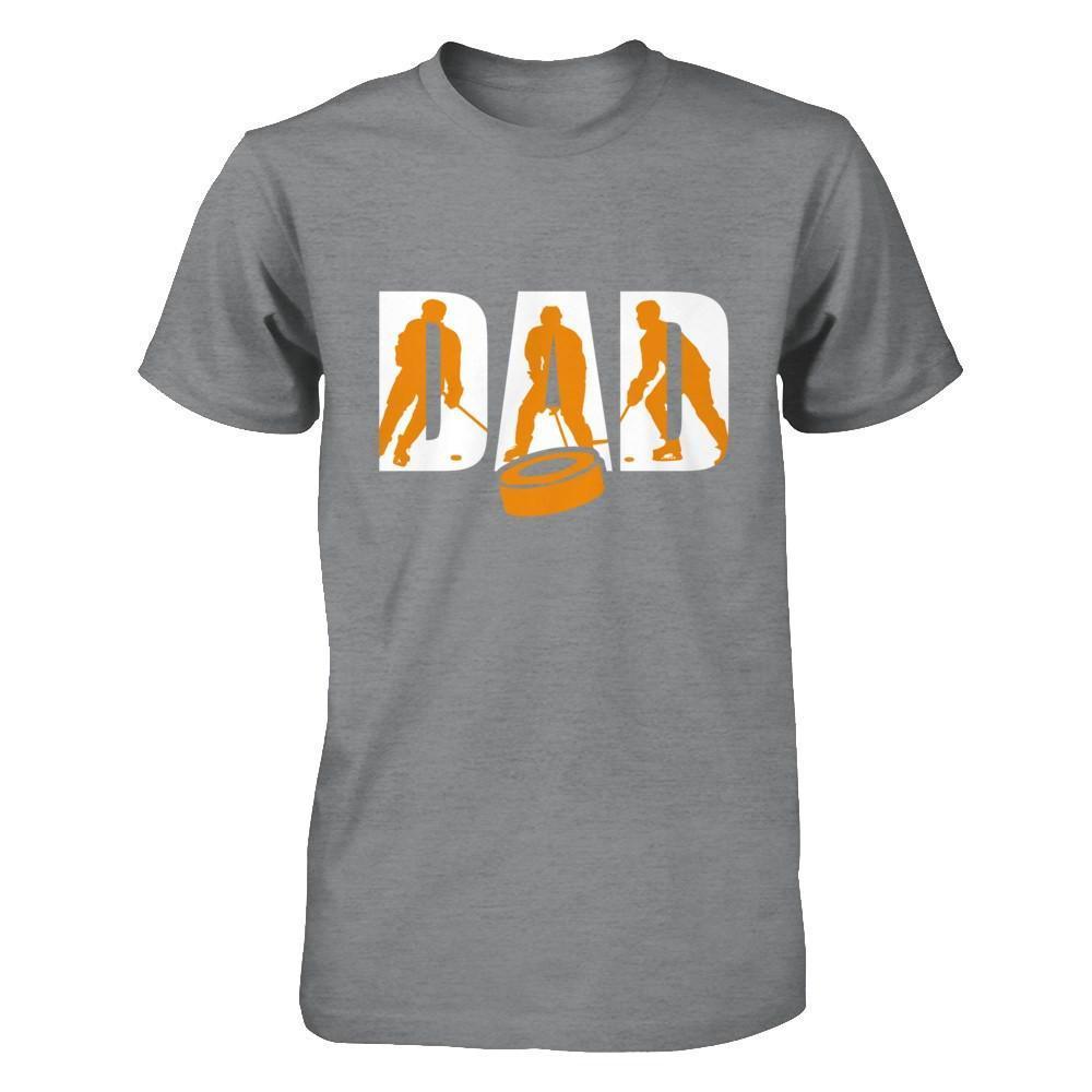 Hockey Dad Father's Day-T-Shirt & Hoodie-Classic T-Shirt-Sport Grey