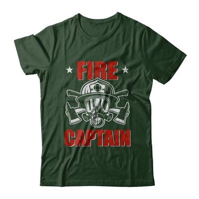 Fire Captain Fireman Dad Firefighter Gift-T-Shirt & Hoodie-Classic T-Shirt-Forest Green