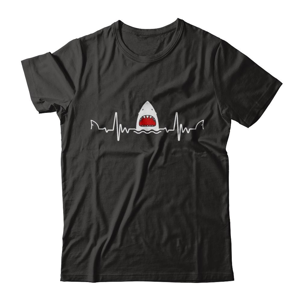 Funny Shark Heartbeat Lovers Gift