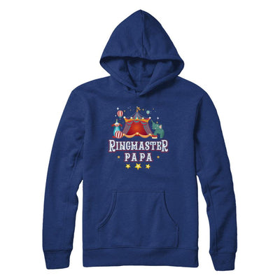 Ringmaster Papa Circus Carnival Children Party-T-Shirt & Hoodie-Pullover Hoodie-Deep Royal