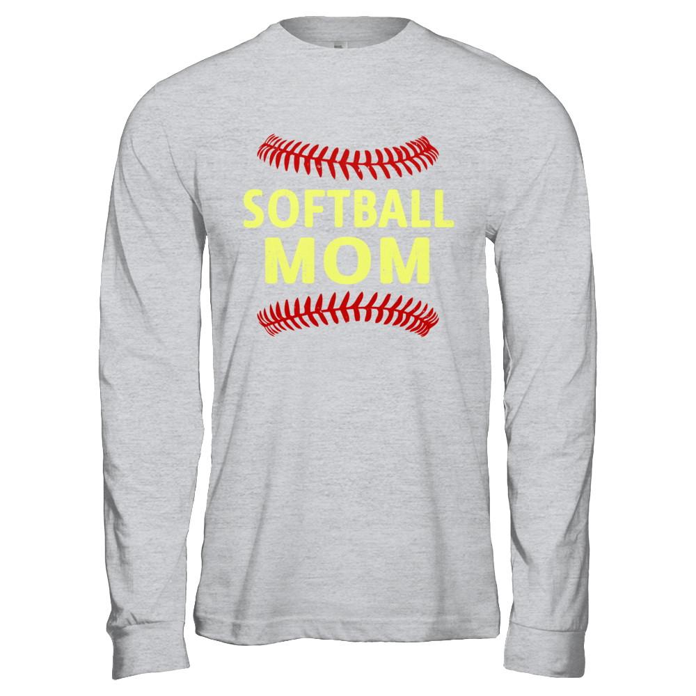 Softball Mom-T-Shirt & Hoodie-
