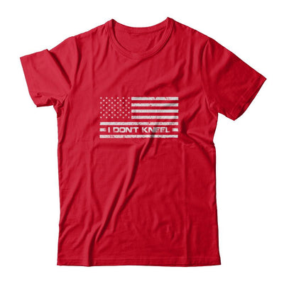 I Don't Kneel Us Flag-T-Shirt & Tank Top-Premium T-Shirt-Red