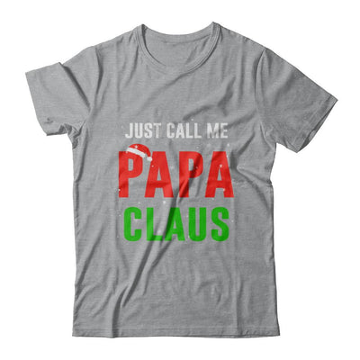 Santa Papa Claus Matching Family Christmas Pajamas-T-Shirt & Sweatshirt-Classic T-Shirt-Sport Grey