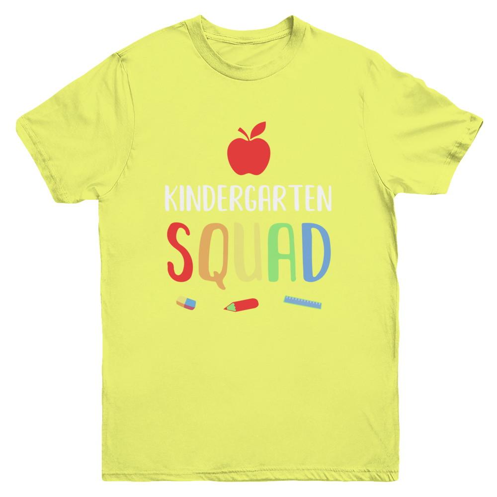 Kindergarten Squad Back To School Teacher Gift Youth-Youth Shirt-Youth T-Shirt-Daisy