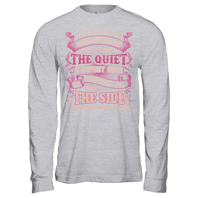 As A January Girl I Have 3 Sides Birthday Gift-T-Shirt & Hoodie-Long Sleeve T-Shirt-Sport Grey