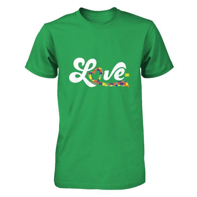 Love Autism Awareness-T-Shirt & Hoodie-Premium T-Shirt-Kelly Green
