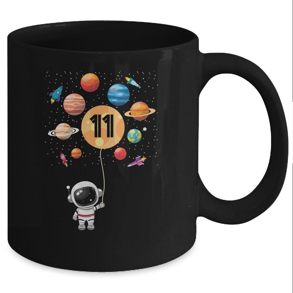 9 Years Old Birthday Boy Girl Gifts Astronaut 9th Birthday Mug-Coffee Mug-Mug-Black