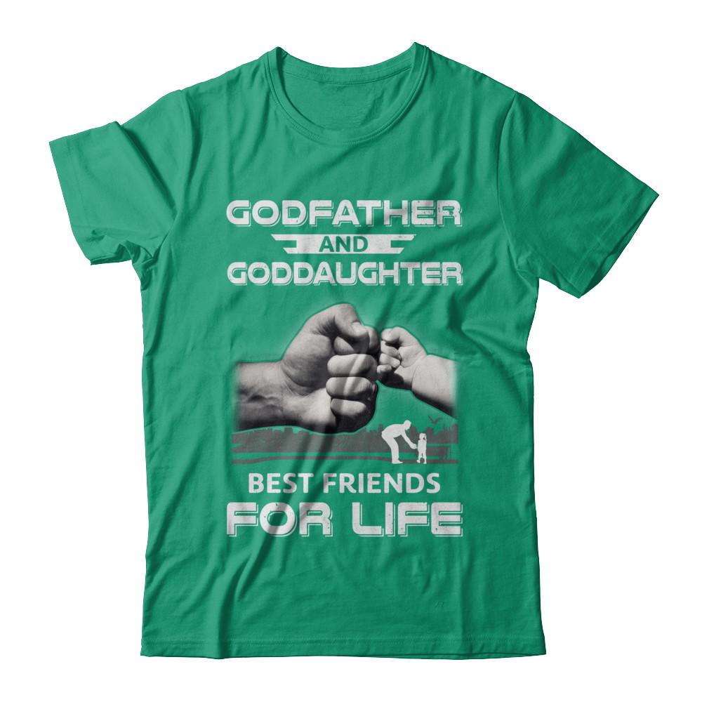 God-Father God-Daughter Best Friends For Life Fathers Day-T-Shirt & Hoodie-Classic T-Shirt-Kelly Green