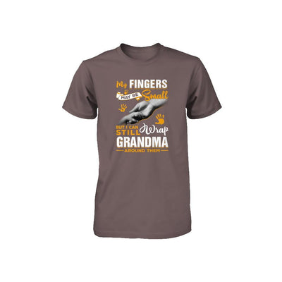 My Fingers May Be Small But I Can Still Wrap Grandma Youth-Youth Shirt-Youth T-Shirt-Asphalt